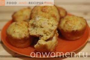Muffins de Frango com Queijo