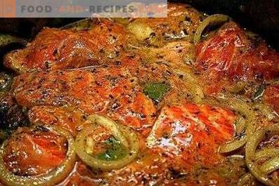 Marinada para kebab de peixe