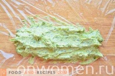 Manteiga com alho e ervas