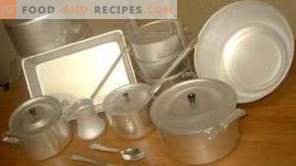 Poškodbe aluminijaste kuhinjske posode