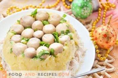 Mushroom Glade Salad with Mushrooms