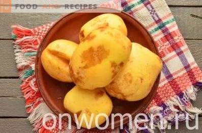Batatas novas no forno