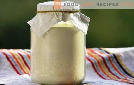 Molho eslavo: creme azedo de leite - receitas em casa. Fatos úteis sobre creme azedo de leite, receita de produto natural