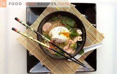 Sopa japonesa é um conto sedutor do oriente. Receitas de várias sopas japonesas: com frutos do mar, peixe, macarrão de arroz, tofu, miso