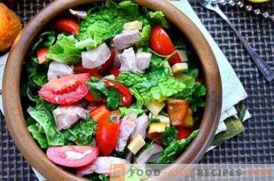 Molho para salada de vegetais frescos
