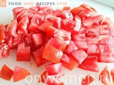 Salada de Lulas com Tomate e Queijo