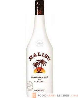 Como beber licor Malibu