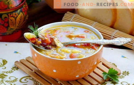 O Lean Bean Soup é um prato simples, saboroso e muito diversificado. Segredos e métodos de cozinhar sopa de feijão magra